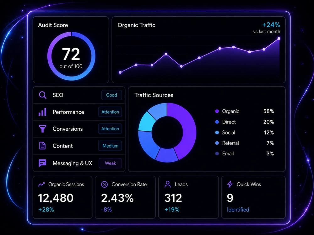 Free marketing audit from Triveo Media
